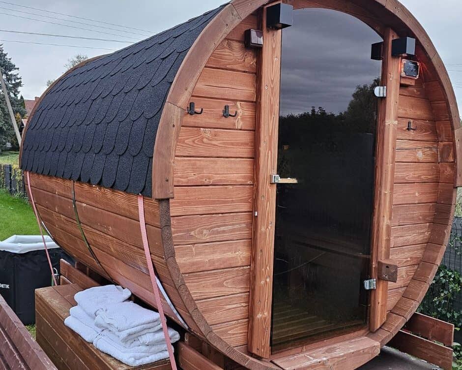 Sauna fińska dostępna dla gości Morze Tu